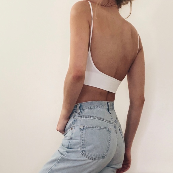 3 Low Back Bralette Crop Top Set - Picture 3 of 10